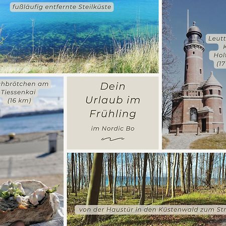 Nordic Bo -Wellen Wald Und Wilde Kueste- Strandnahe Doppelhaushaelfte Mit Waldterrasse Surendorf Ngoại thất bức ảnh